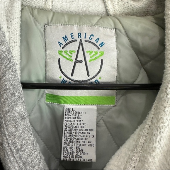 American Weekend Varsity Vintage Jacket Size Large - Picture 2 of 9